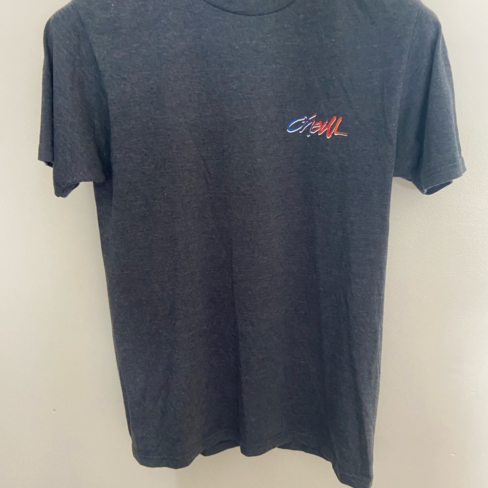 O'Neill Charcoal Tee with Colorful Logo
